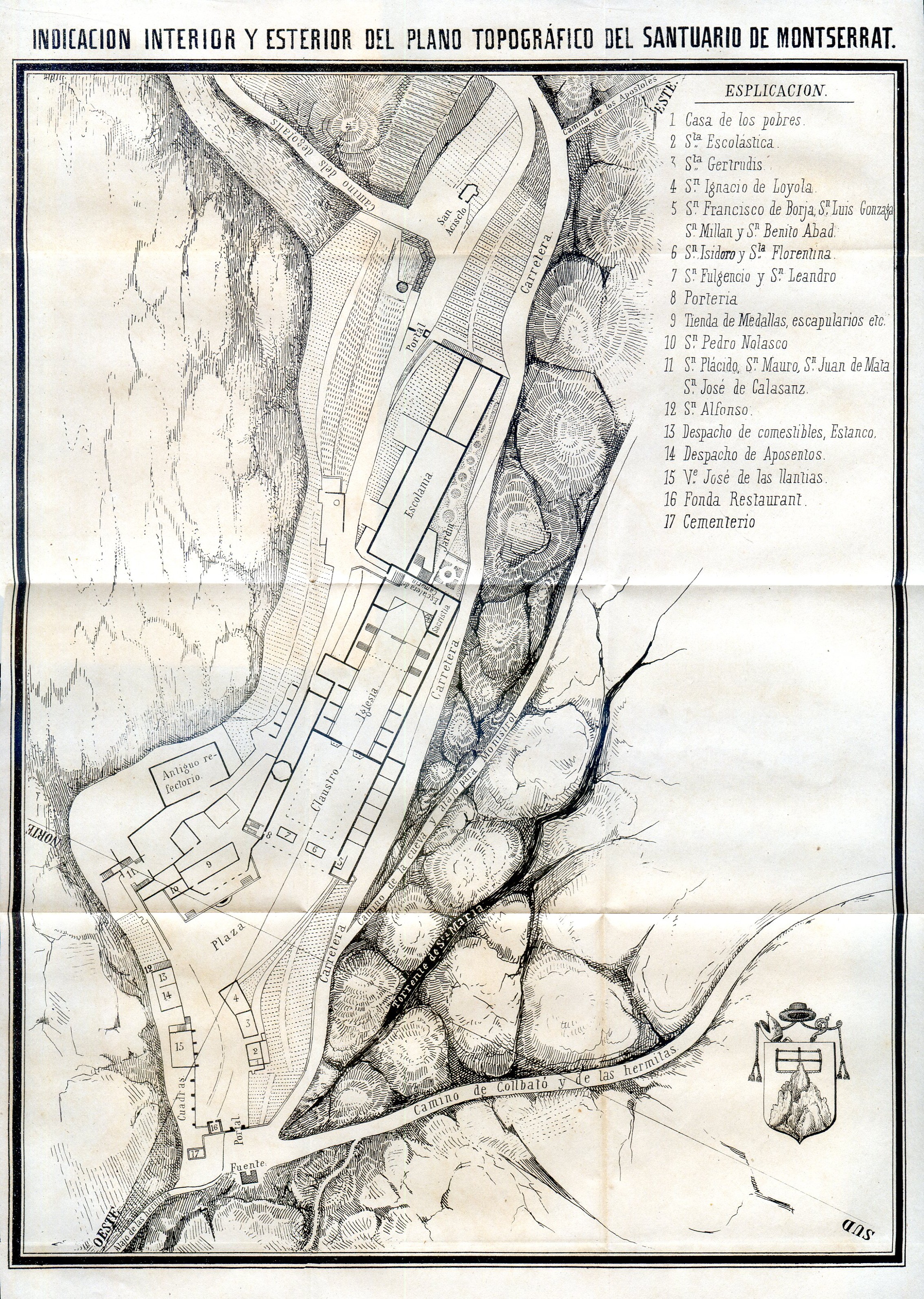 amigo del viajero en Montserrat, El : obrita que el santuario ofrece a los que visitan la santa imagen, para qu sin necesidad de consultar a nadie pueda saber cuanto les interese - Miniatura 4